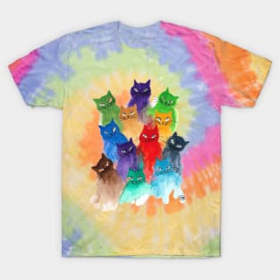 Colorful Cats, Kittens and more T-Shirt